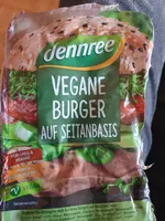 Vegane seitan burger