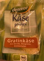 Geriebener bio käse