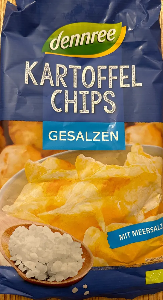 Kartoffel Chips gesalzen