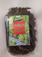 Bio-Weinbeeren "Thomson Seedless" getrocknet, geölt