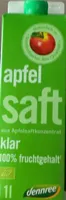Apfel Saft klar 100% fruchtgehalt