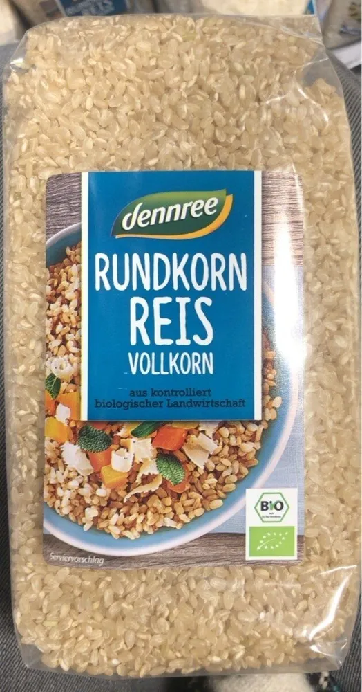 Rundkorn Reis Vollkorn