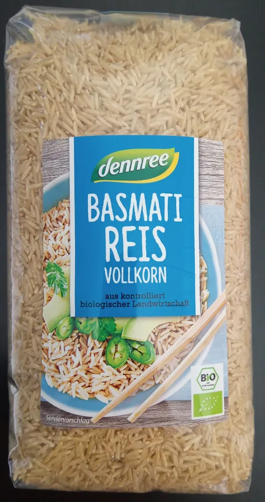 Basmati Reis Vollkorn (dennree)