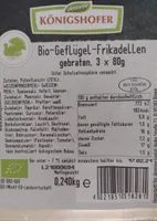 Bio Geflügel Frikadellen