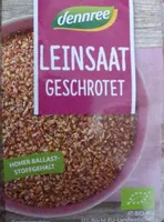Leinsaat geschrotet