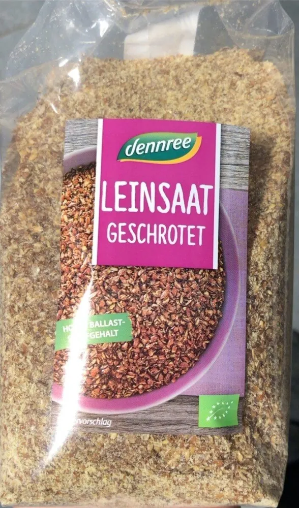 Leinsamen, geschrotet