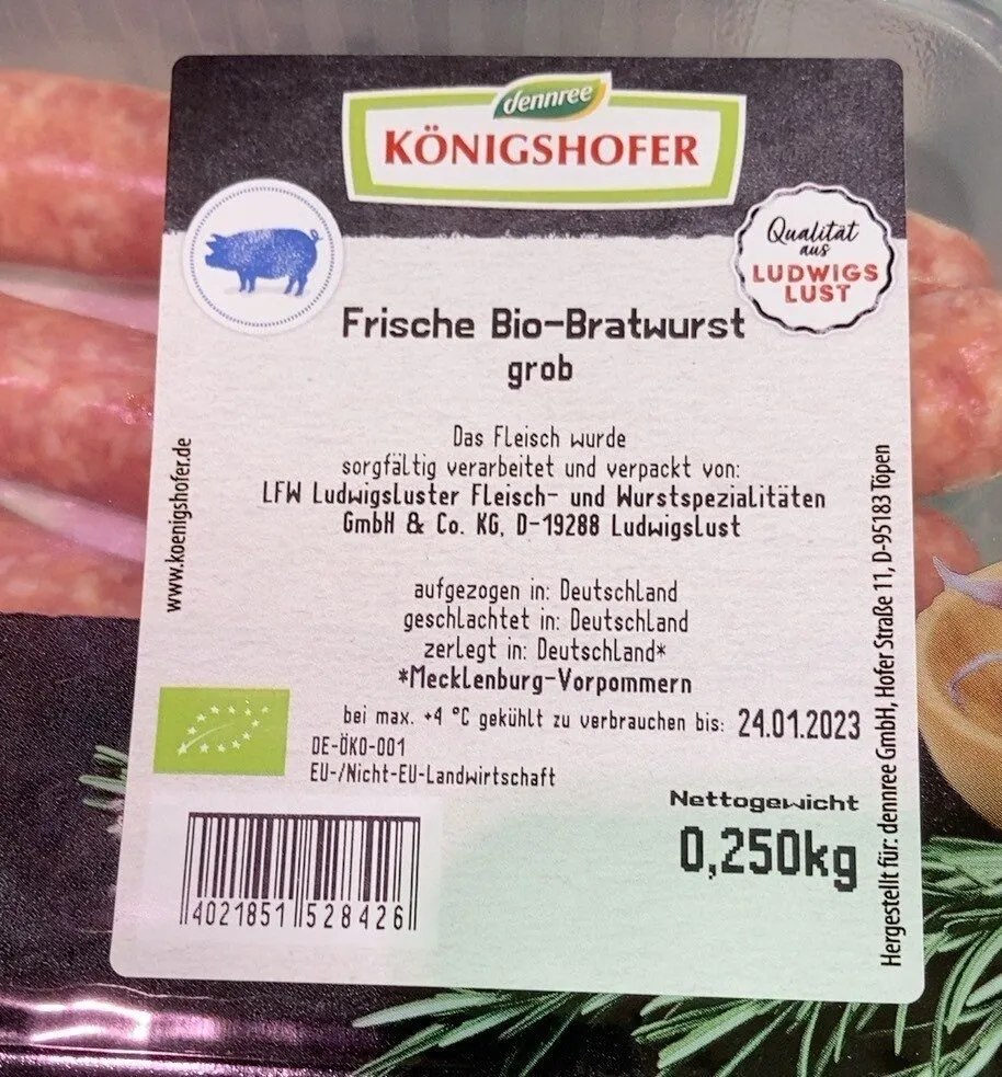 Frische Bratwurst