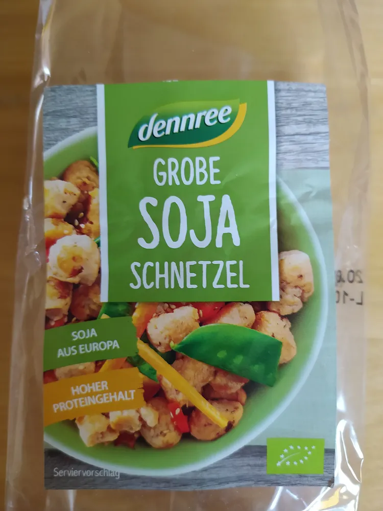 Grobe Sojaschnetzel