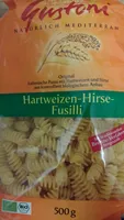 Hartweizen-Hirse-Fusilli