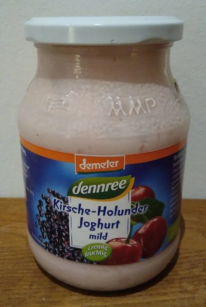 Kirsche-Holunder Joghurt