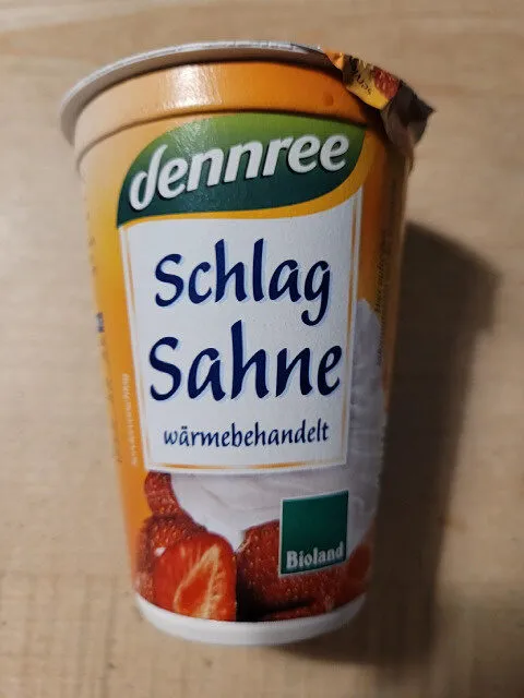 Bio-Schlagsahne