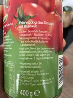 Tomaten fein - stückig mit Basilikum