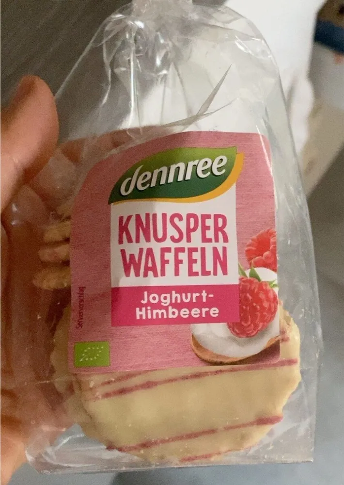 Knusper waffeln Joghurt-Himbeere