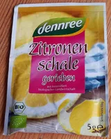 Zitronenschale gerieben