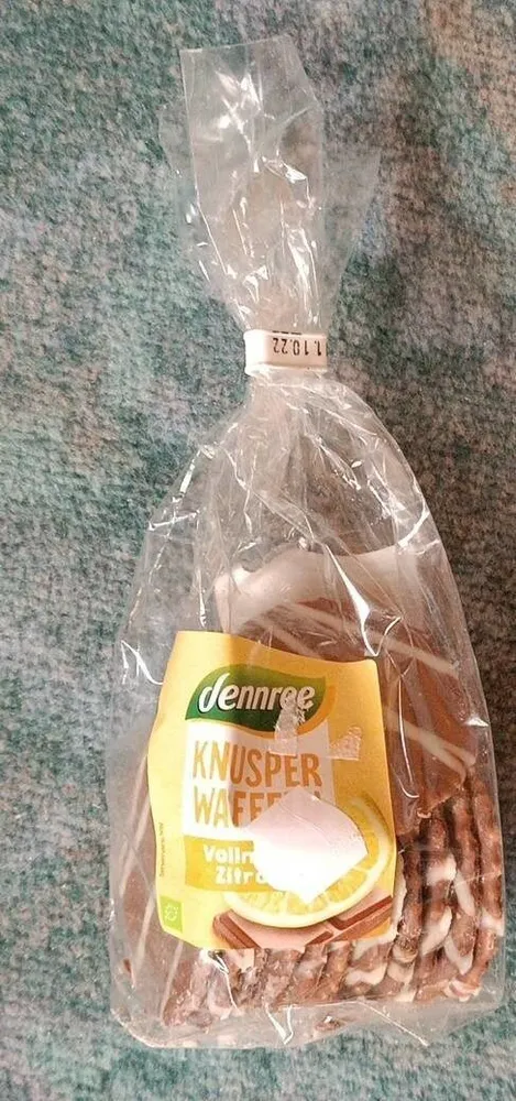 Knusper Waffeln Vollmilch-Zitrone