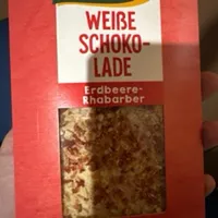 Weiße Schokolade Erdbeere Rhabarber