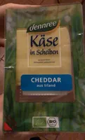 Cheddar Käse in Scheiben