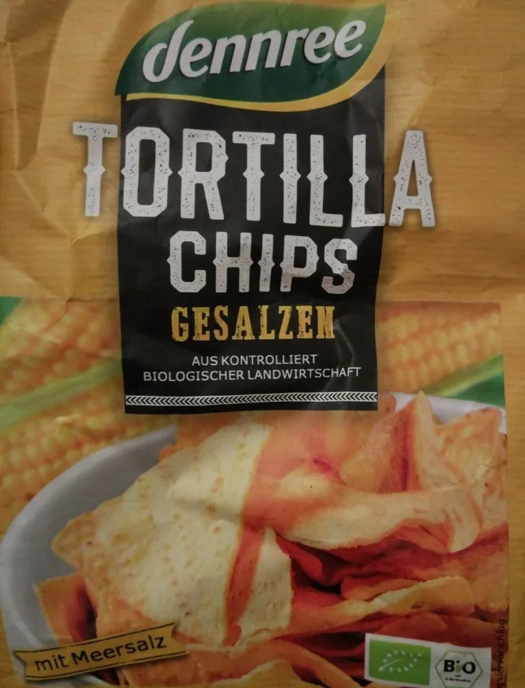 Tortilla chips gesalzen