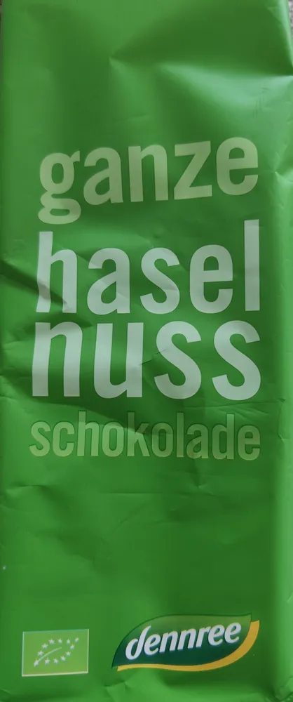 Ganze Haselnuss Schokolade