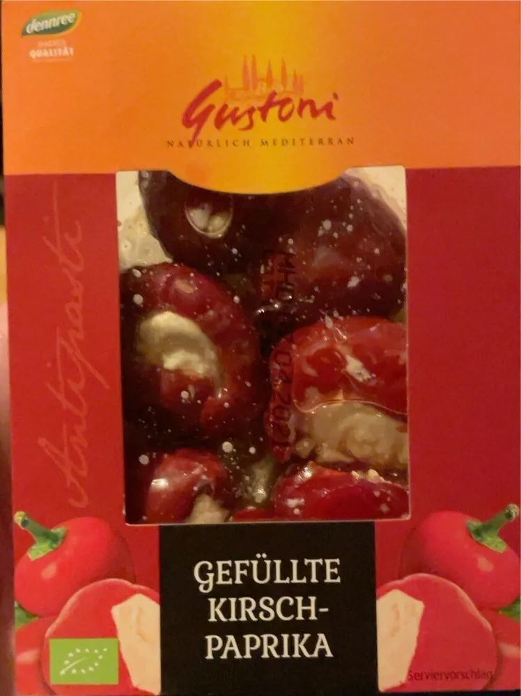 Gefüllte Kirschpaprika