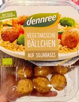 Vegetarische Bällchen auf Sojabasis