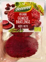 Bio gemüsebratling Rote Bete