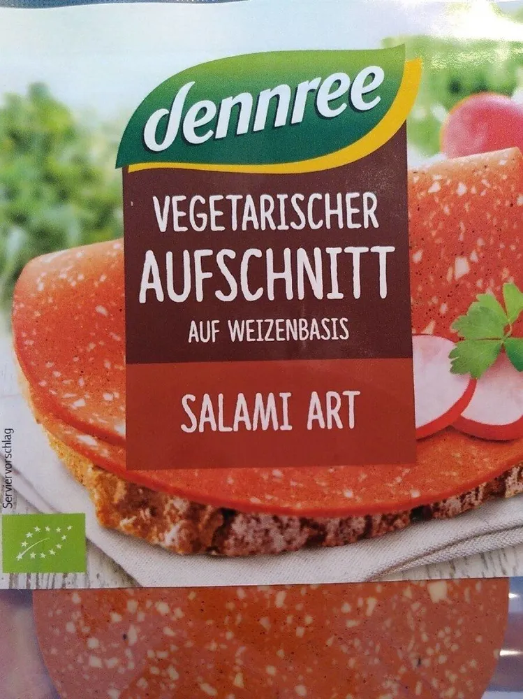 Vegetarischer Aufschnitt Salami Art