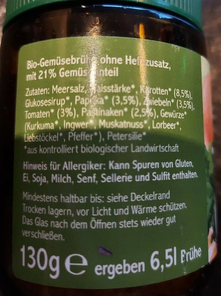 Gemüsebrühe