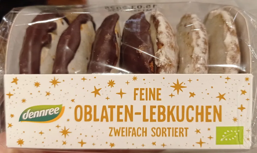 Oblaten-Lebkuchen zweifach sortiert