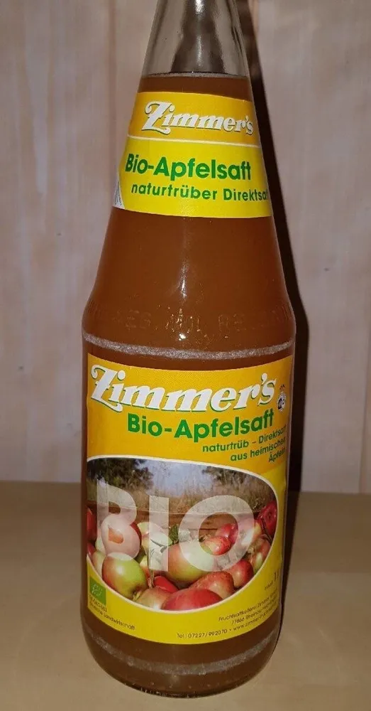 Zimmer's Bio-Apfelsaft 1 Liter