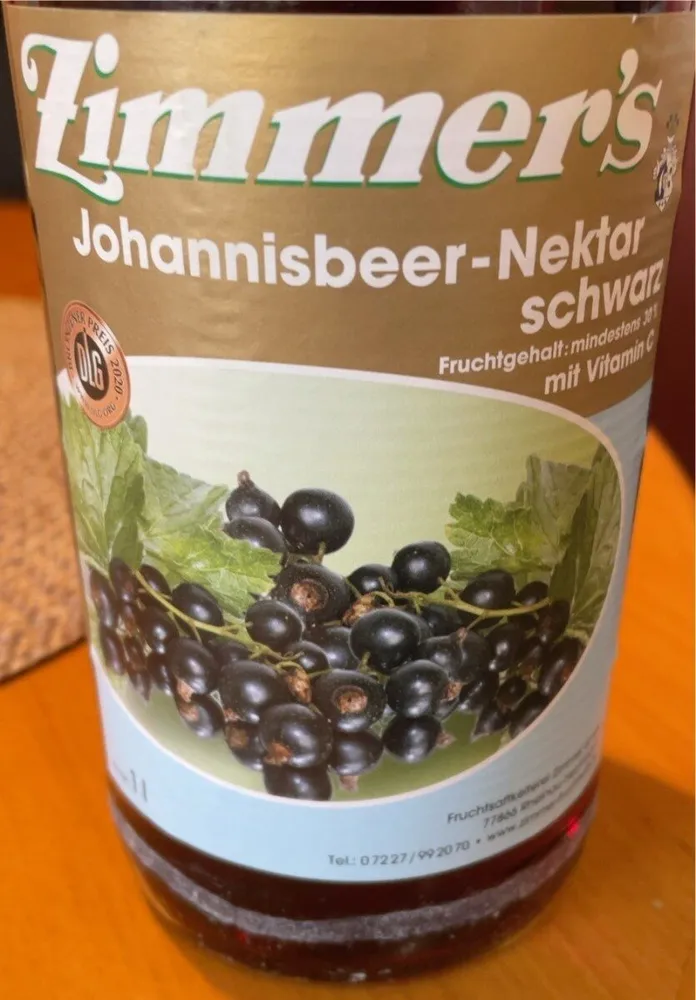 Johannisbeer Nektar schwarz