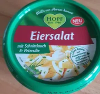 Eiersalat mit Schnittlauch und Petersilie