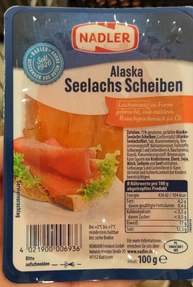 Alaska Seelachs Scheiben