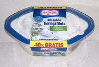 Dill-Sahne-Heringsfilets mit Gurke & Zwiebel