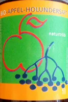 Bio-Apfel-Holundersaft naturtrüb