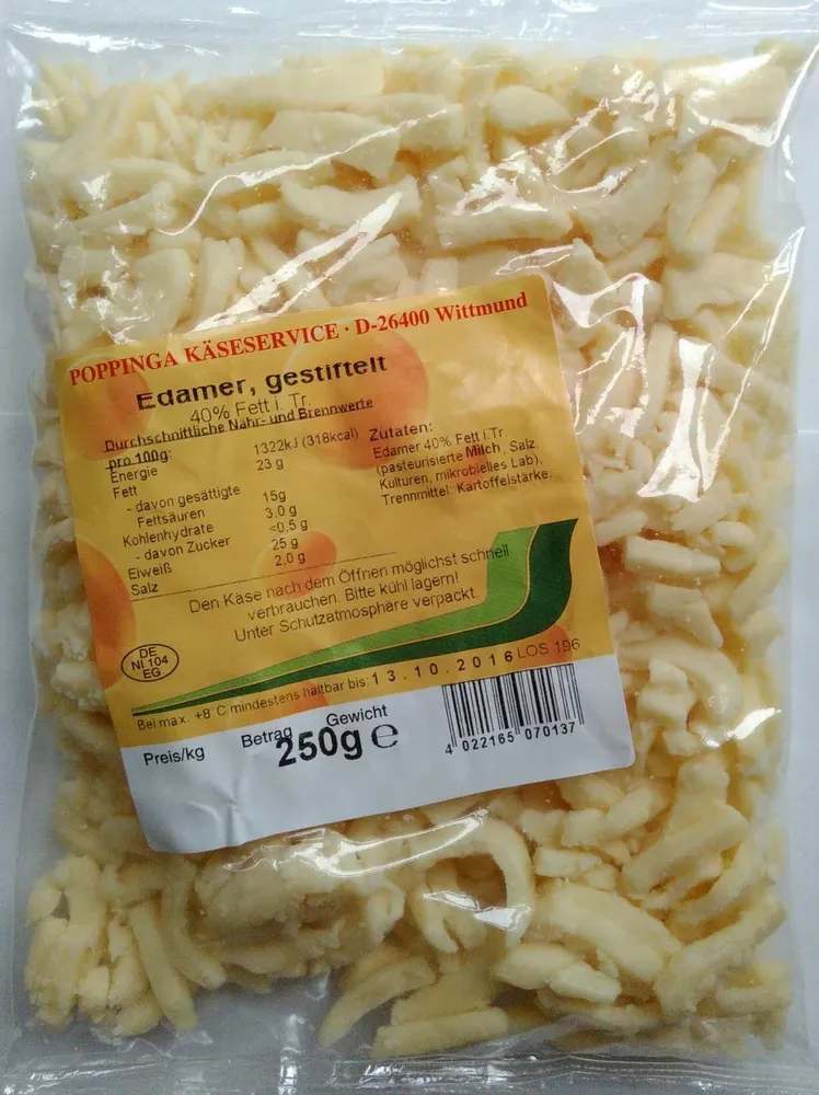 Edamer, gestiftelt