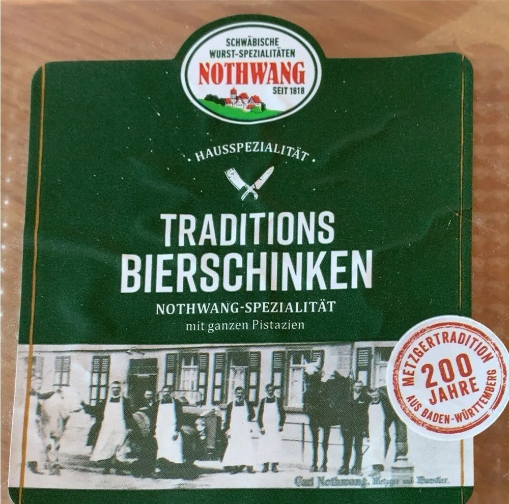 Bierschinken mit Pistazien