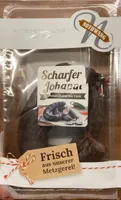 Scharfer Johann Schwarzwurst mit Chili