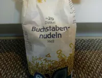 Buchstabennudeln