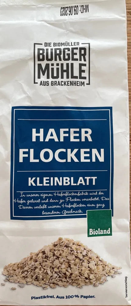 Haferflocken Kleinblatt