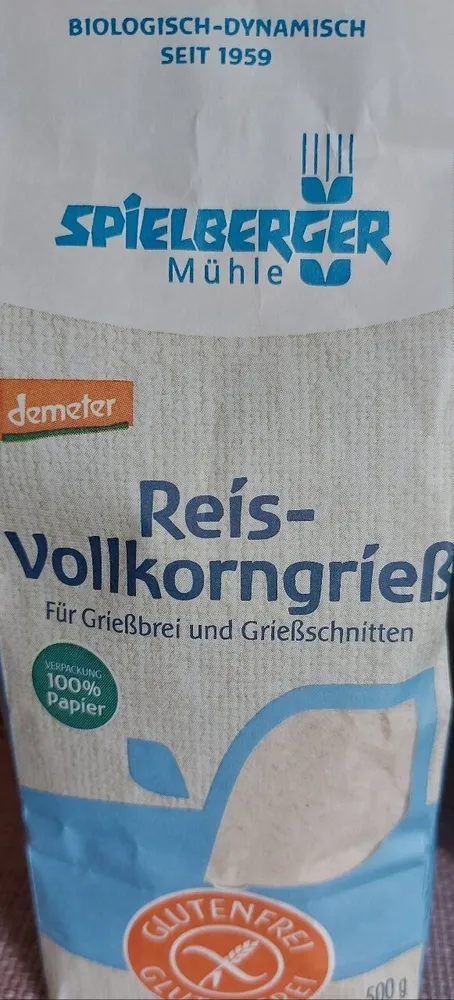 Reis-Vollkorngrieß