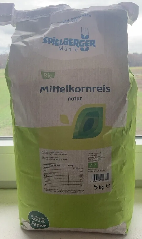 Mittelkornreis natur bio