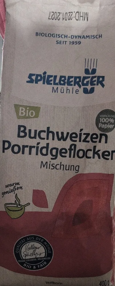 Buchweizen Porridgeflocken