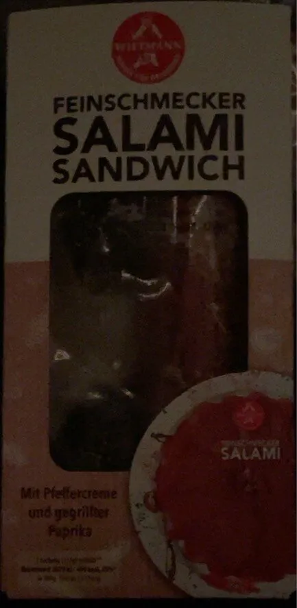 Feinschmecker salami sandwich