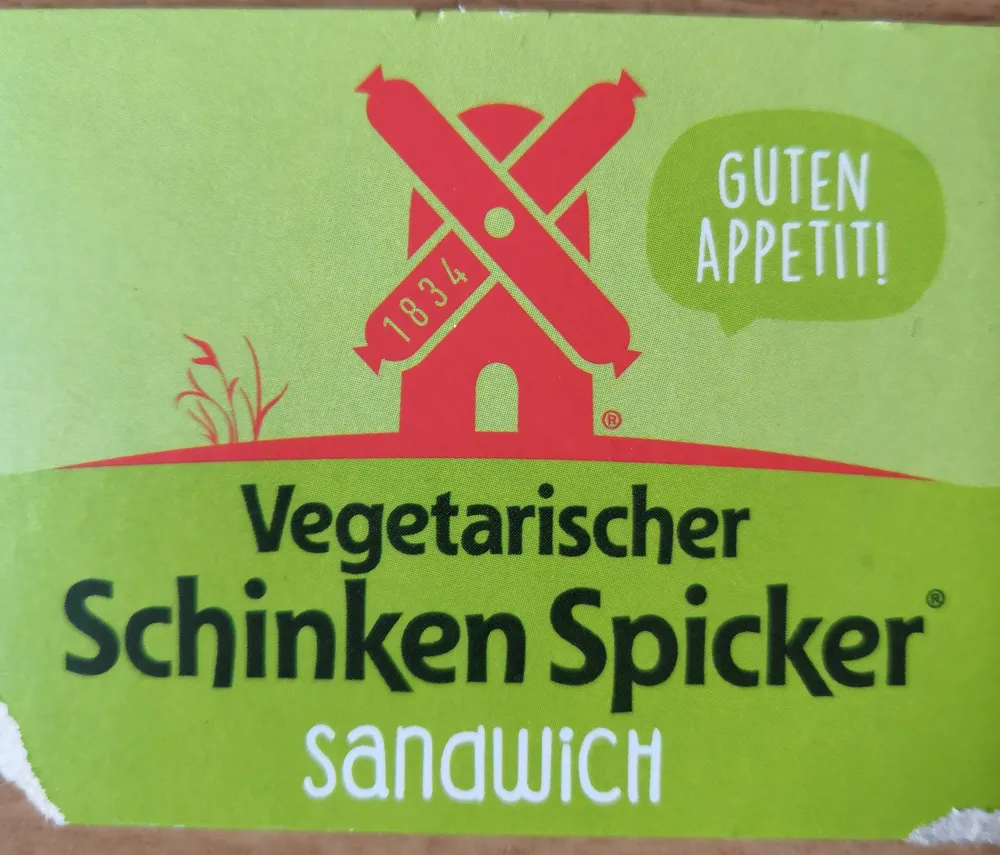 Vegetarischer Schinken Spicker® Sandwich