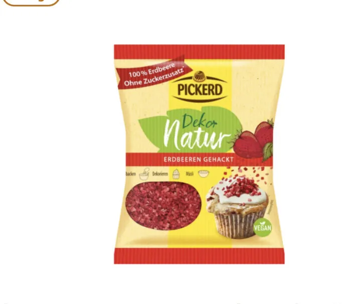 Erdbeeren gehackt