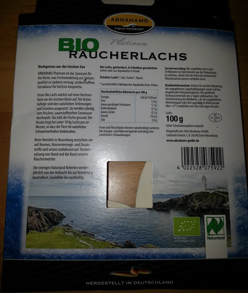Bio-Räucherlachs