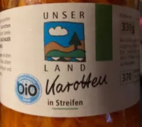Karotten in Streifen