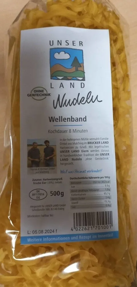 Wellenband-Nudeln
