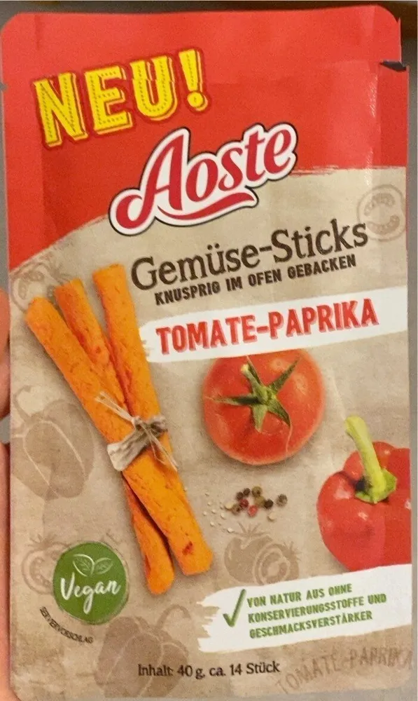 Gemüse-sticks tomate-paprika
